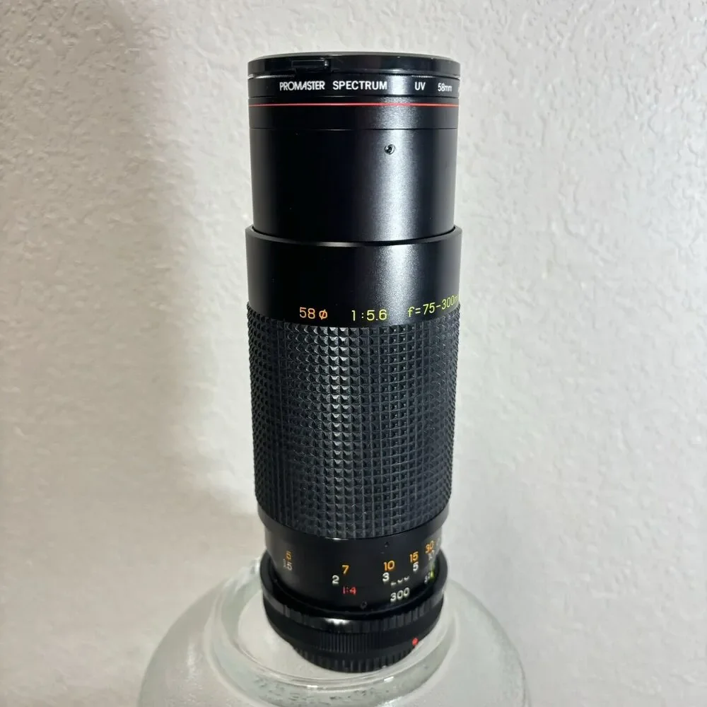 Auto Promaster Spectrum 7 Multi-Coated F=75-300mm 1:5.6 Lens 58mm